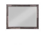 Homeroots - 36" Brown Wood Framed Mounted Dresser Mirror - Image 3