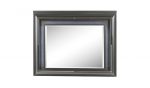 Homeroots - 39" Gunmetal Lighted Wood Framed Mounted Dresser Mirror - Image 2