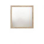 Homeroots - 40" Natural Square Wood Framed Accent Mirror - Image 2