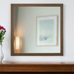 Homeroots - 40" Square Wood Framed Accent Mirror