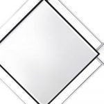Homeroots - 45" Gray And Black Abstract Metal Framed Accent Mirror - Image 4