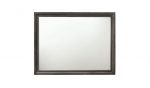 Homeroots - 36" Gray Wood Framed Mounted Dresser Mirror - Image 2