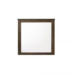 Homeroots - 40" Square Wood Framed Mounted Dresser Mirror - Image 2