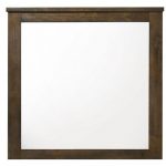 Homeroots - 40" Square Wood Framed Mounted Dresser Mirror - Image 5