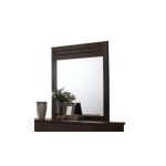 Homeroots - Mahogany Rectangle Dresser Mirror