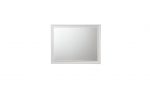 Homeroots - 36" White Wood Framed Mounted Dresser Mirror - Image 2