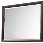 Homeroots - 36" Merlot Wood Framed Mounted Dresser Mirror - Image 4