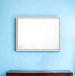 Homeroots - 35" White Wood Framed Mounted Dresser Mirror