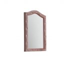 Homeroots - 30" Pink Abstract Wood Framed Mounted Dresser Mirror - Image 2