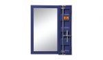 Homeroots - 32" Blue Metal Framed Dresser Mirror - Image 2