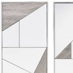 Homeroots - Set of Two Natural Metal Framed Accent Mirror - Image 4