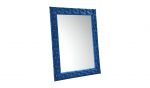 Homeroots - 74" Blue Square Wood Framed Mounted Accent Mirror - Image 4