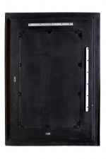 Homeroots - 50" Blue and Silver Solid Wood Framed Accent Mirror - Image 4