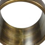 Homeroots - 21" Brass Round Metal Framed Accent Mirror - Image 5