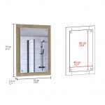 Homeroots - 28" Wood Framed Bathroom Vanity Mirror - Image 8