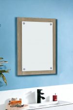 Homeroots - 28" Wood Framed Bathroom Vanity Mirror - Image 2