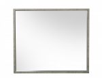 Homeroots - 34" Gray Faux Concrete Framed Accent Mirror - Image 2