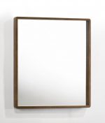 Homeroots - 40" Brown Wood Framed Accent Mirror - Image 3