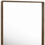 Homeroots - 40" Brown Wood Framed Accent Mirror - Image 5