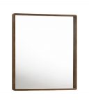 Homeroots - 40" Brown Wood Framed Accent Mirror