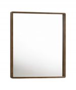 Homeroots - 40" Brown Wood Framed Accent Mirror - Image 2