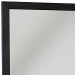Homeroots - 28" Dark Brown Solid Wood Framed Accent Mirror - Image 4