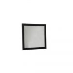 Homeroots - 28" Dark Brown Solid Wood Framed Accent Mirror - Image 3