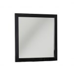 Homeroots - 28" Dark Brown Solid Wood Framed Accent Mirror - Image 2