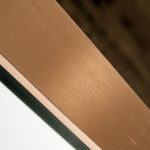 Homeroots - 39" Rose Gold and Black Wood and Metal Framed Accent Mirror - Image 6