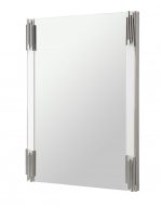 Homeroots - 43" White Steel Framed Accent Mirror - Image 2