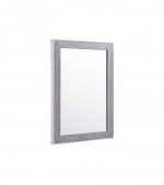 Homeroots - 40" Gray and Silver Wood and Metal Framed Accent Mirror - Image 3