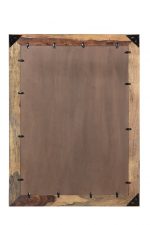 Homeroots - 44" Dark Brown Solid Wood Framed Accent Mirror - Image 5