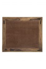 Homeroots - 46" White Solid Wood Geometric Starburst Framed Accent Mirror - Image 6