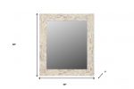 Homeroots - 46" White Solid Wood Geometric Starburst Framed Accent Mirror - Image 7
