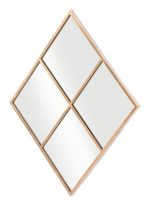 Homeroots - 41" Gold Diamond Steel Framed Accent Mirror - Image 2