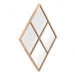 Homeroots - 41" Gold Diamond Steel Framed Accent Mirror - Image 3