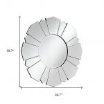 Homeroots - 33" Clear Abstract Unframed Accent Mirror - Image 7