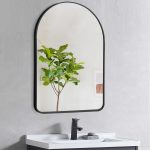 Homeroots - 39" Black Arch Metal Framed Bathroom Vanity Mirror - Image 6