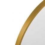 Homeroots - 39" Gold Arch Metal Framed Bathroom Vanity Mirror - Image 3