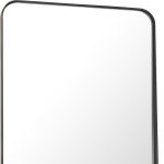 Homeroots - 66" Black Steel Framed Full Length Mirror - Image 6