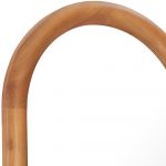 Homeroots - 66" Natural Solid Wood Arch Framed Full Length Mirror - Image 5