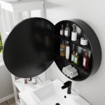 Homeroots - 24" Black Round Metal Framed Mirror Set - Image 5