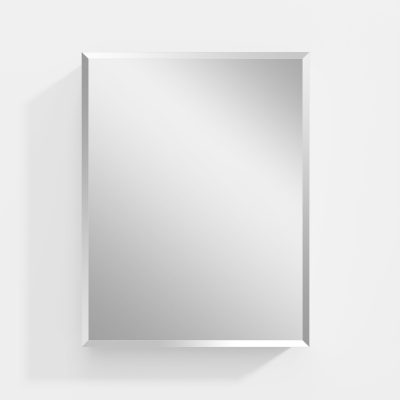 Homeroots - 26" Black Metal Framed Mirror Set