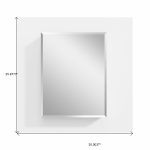 Homeroots - 26" Black Metal Framed Mirror Set - Image 8