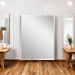 Homeroots - 26" Black Metal Framed Mirror Set - Image 2