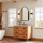 Homeroots - 24" Black Arch Metal Framed Mirror Set - Image 8