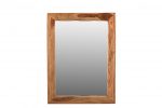 Homeroots - 44" Brown Solid Wood Framed Accent Mirror - Image 5