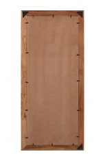Homeroots - 32" Brown Live Edge Solid Wood Full Length Hanging Mirror - Image 4