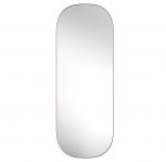 Homeroots - 47" Gold Oval Framed Full Length Hanging Mirror - Image 4