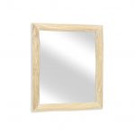 Homeroots - 20" Natural Solid Wood Accent Mirror - Image 3